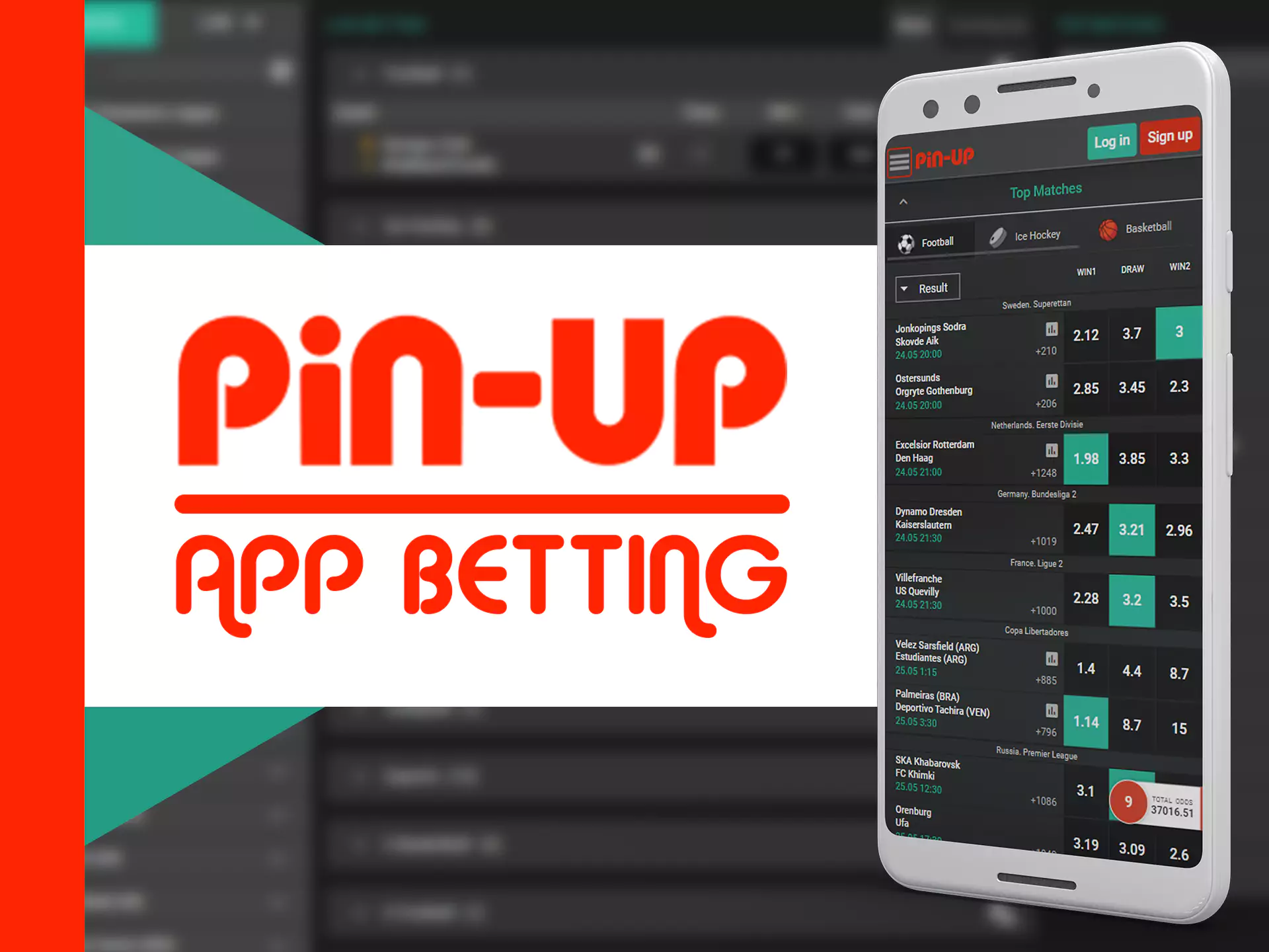 You can place prematch bets or during the match in the Pun-Up app.
