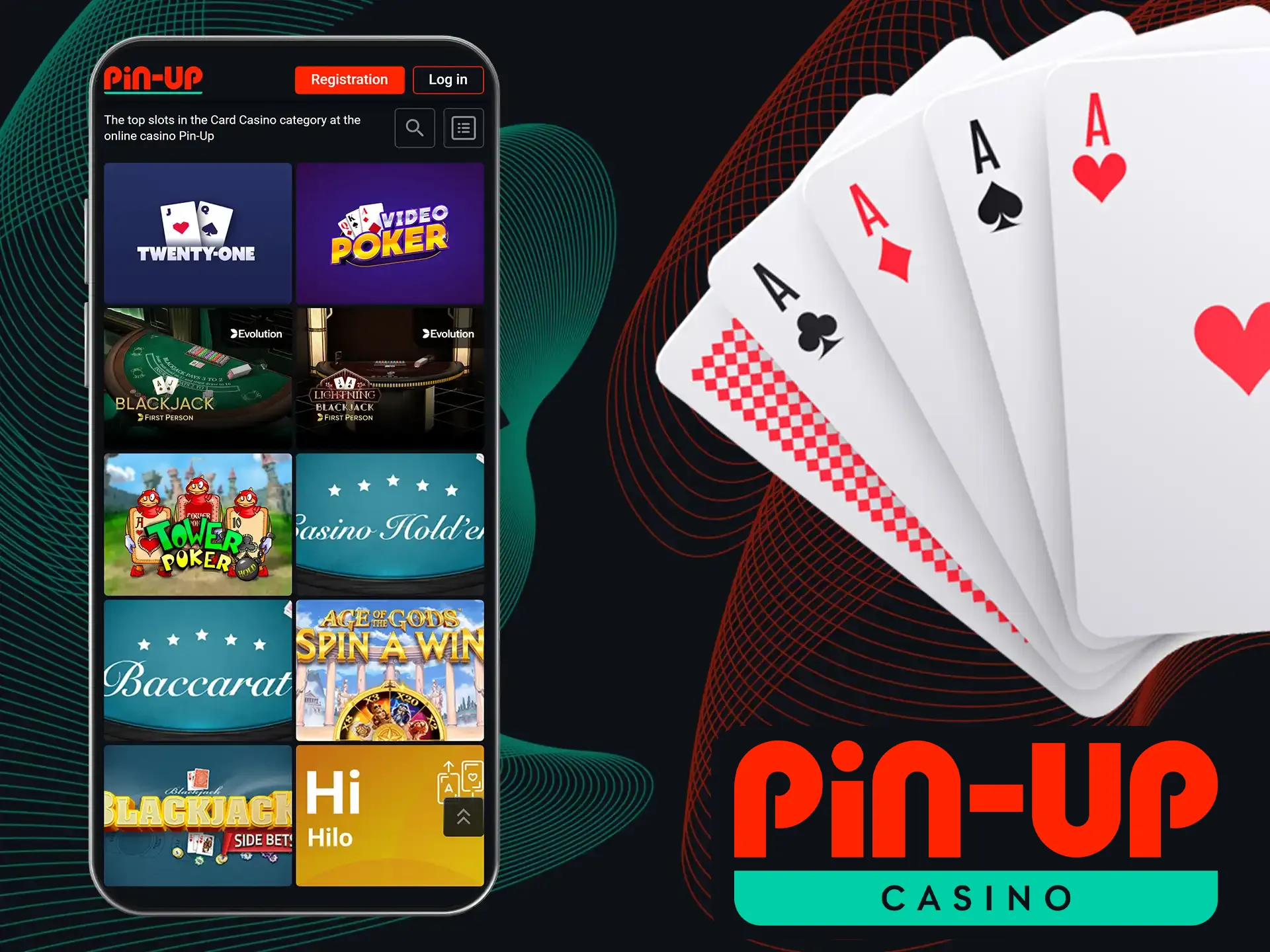 At Pin-Up Casino, you can enjoy playing Baccarat, where you need to place your bets on one of three possible results.