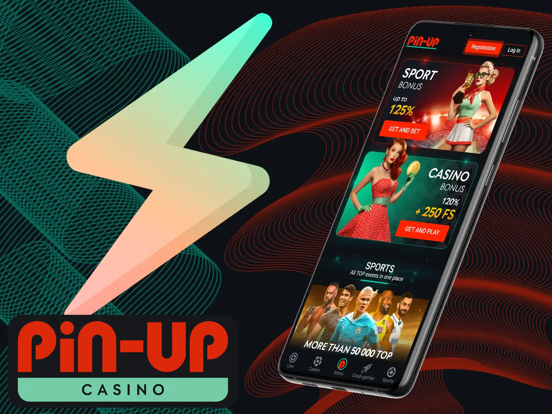 Pin-Up Casino design and interface were initially developed with a focus on mobile devices.