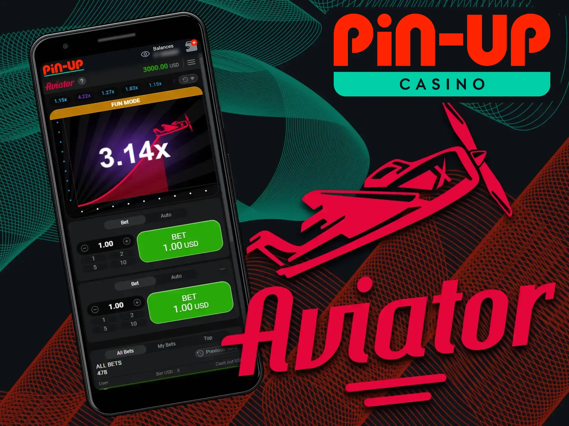 Get the Aviator experience with the Pin-Up Casino app.
