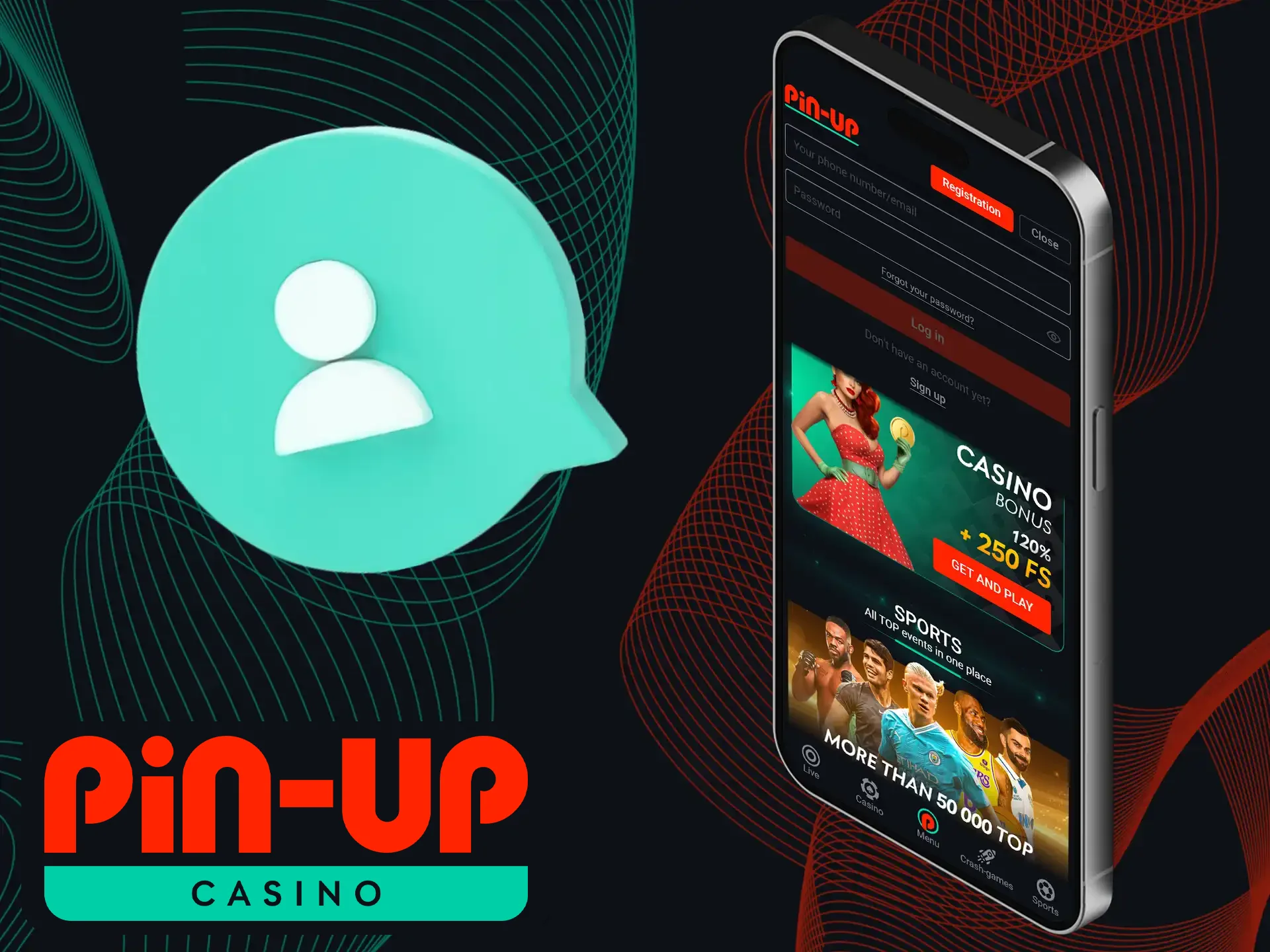 There are a few steps to log in to your Pin-Up Casino account.