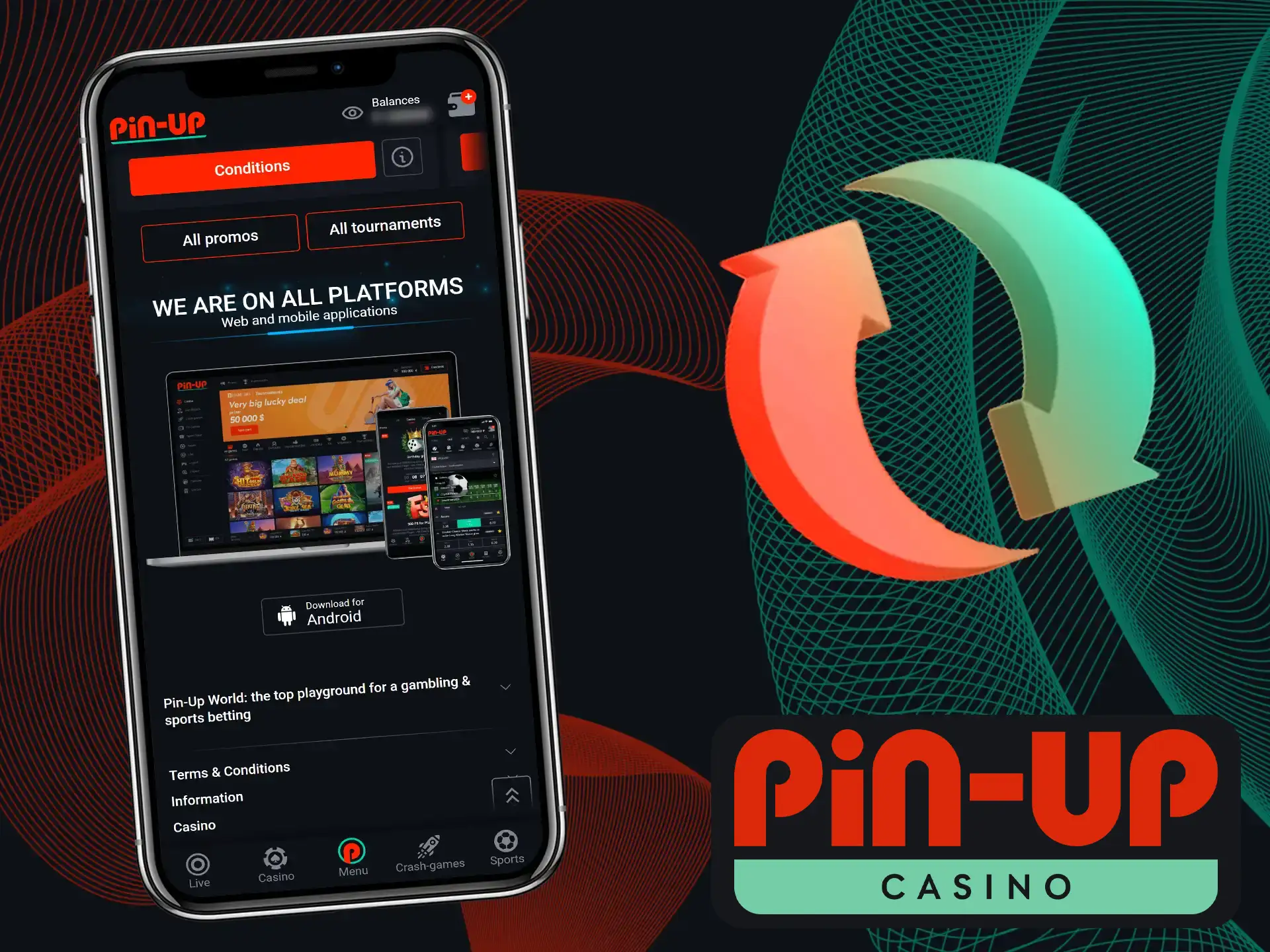 We are consistently incorporating fresh features and enhancements into the Pin-Up Casino app.