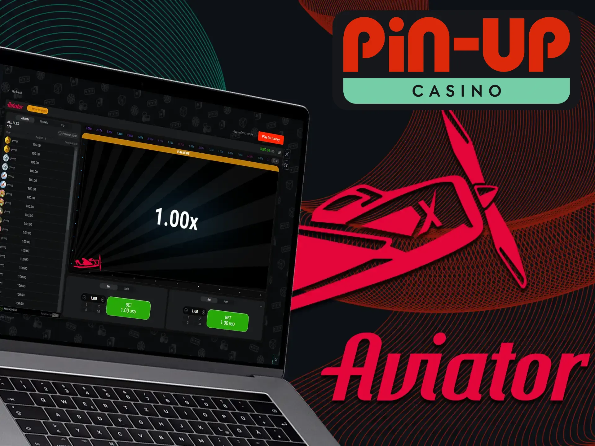 Try the demo version of the Aviator game at Pin-Up Casino!