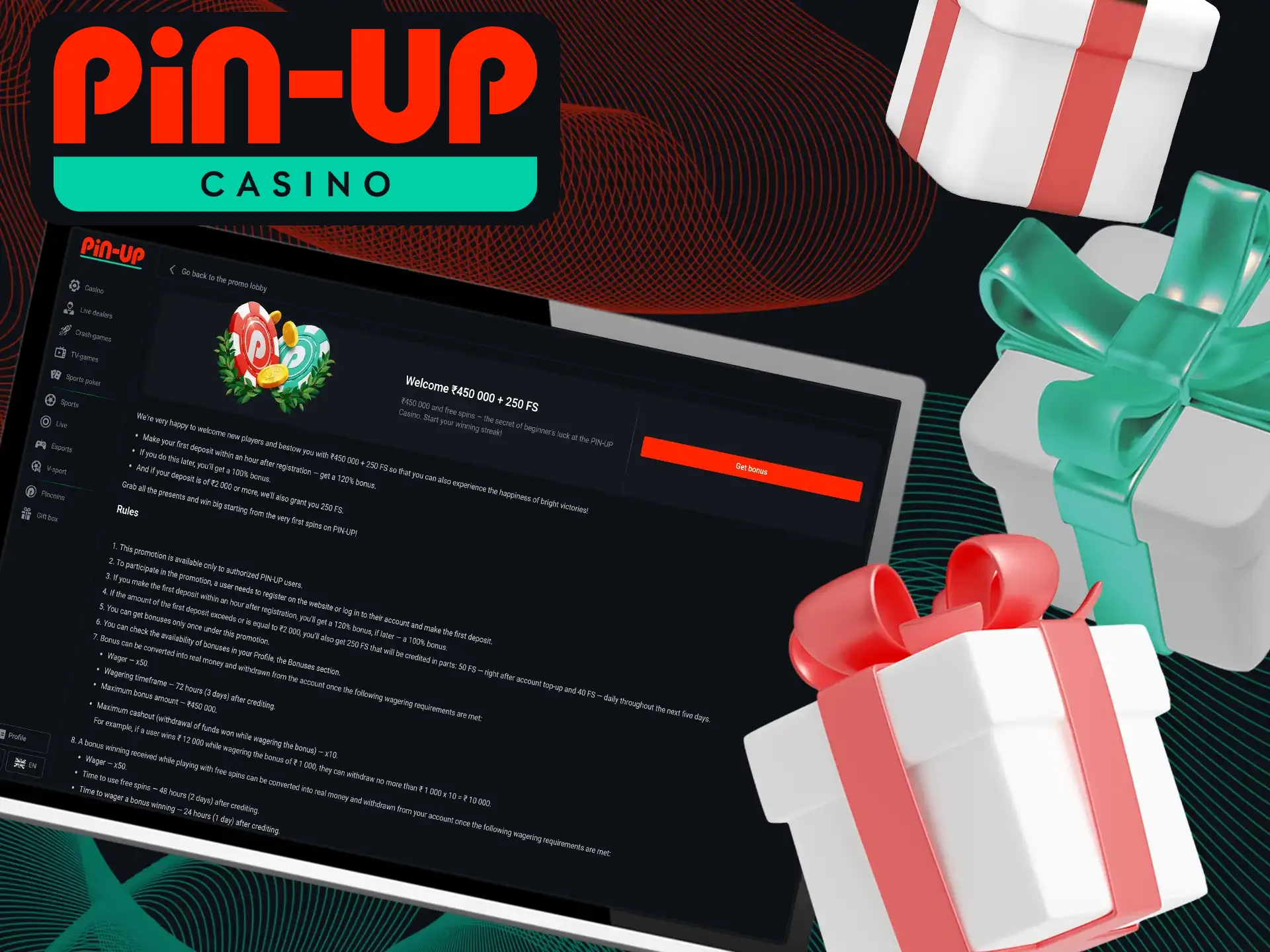 Before you can cash out your bonus money at Pin-Up Casino, you need to fulfill the wagering requirements.