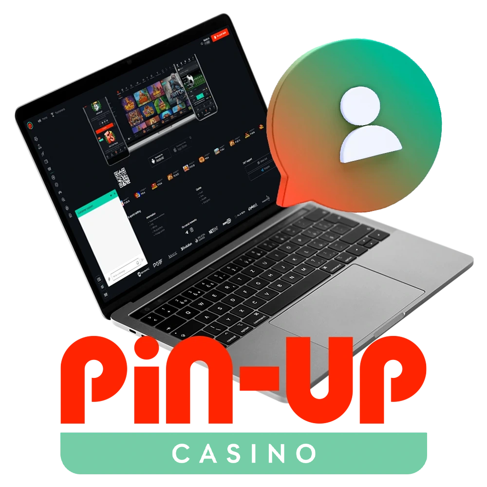 Contact Pin-Up Casino directly through their official channels.