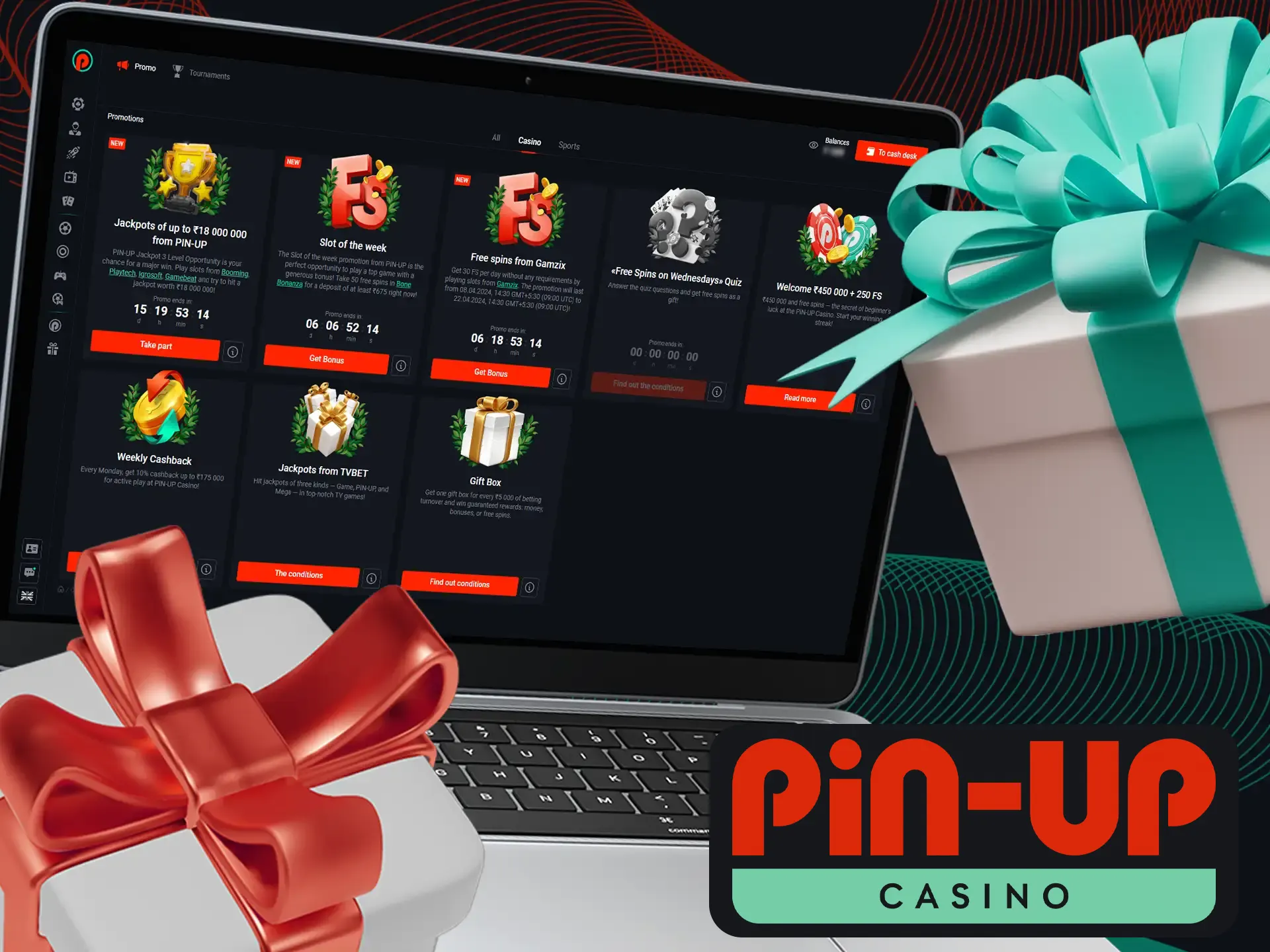 More bonus surprises await you at Pin-Up Casino.