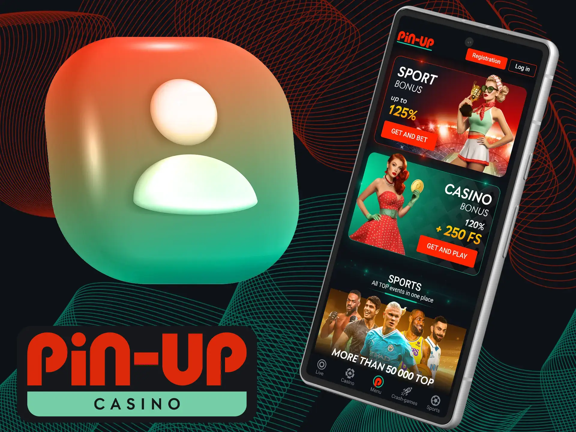 Check out the step-by-step instructions on how to log into the Pin-Up Casino app.
