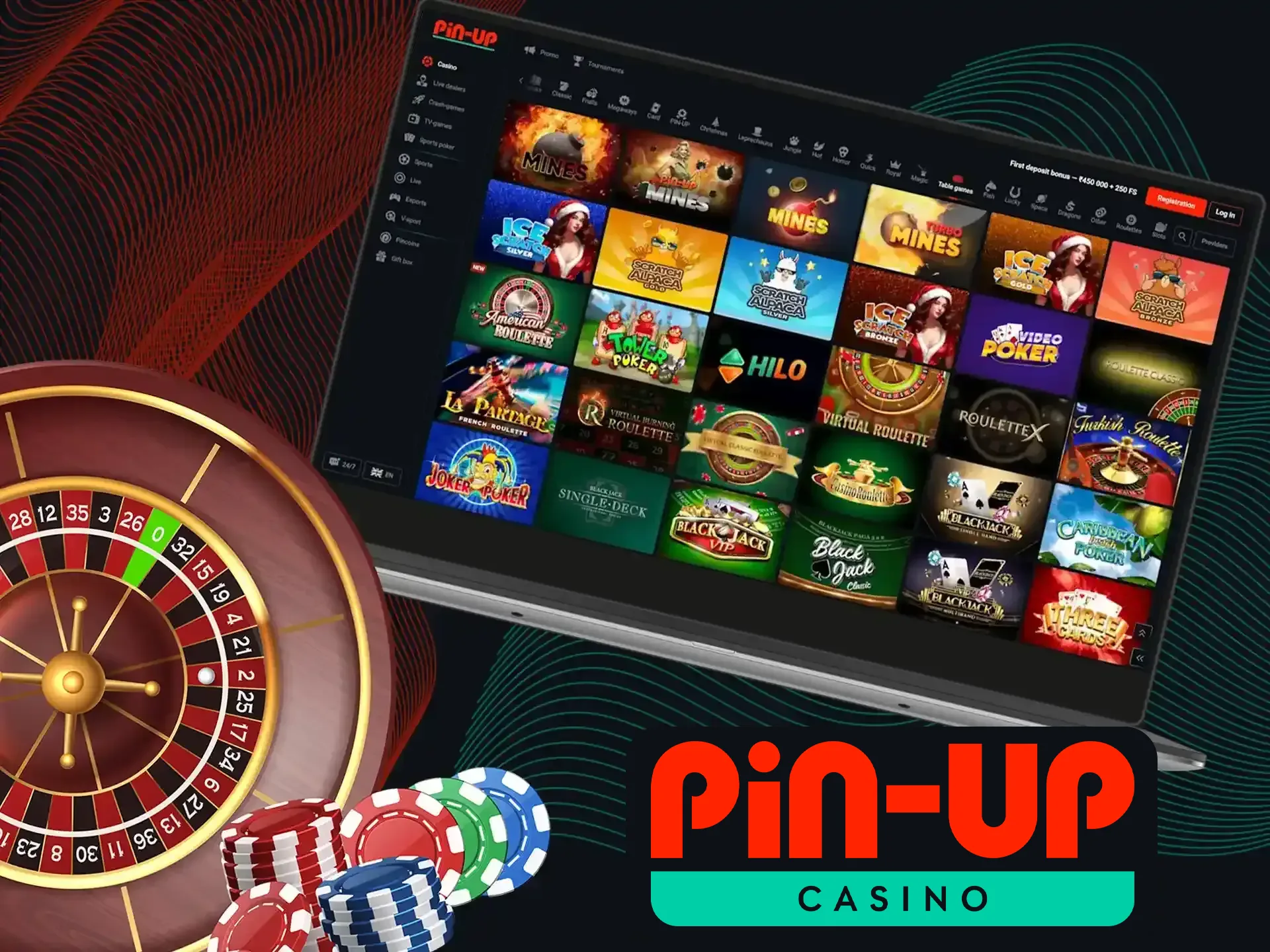 Pin-Up Casino offers a vast array of the most sought-after table games!
