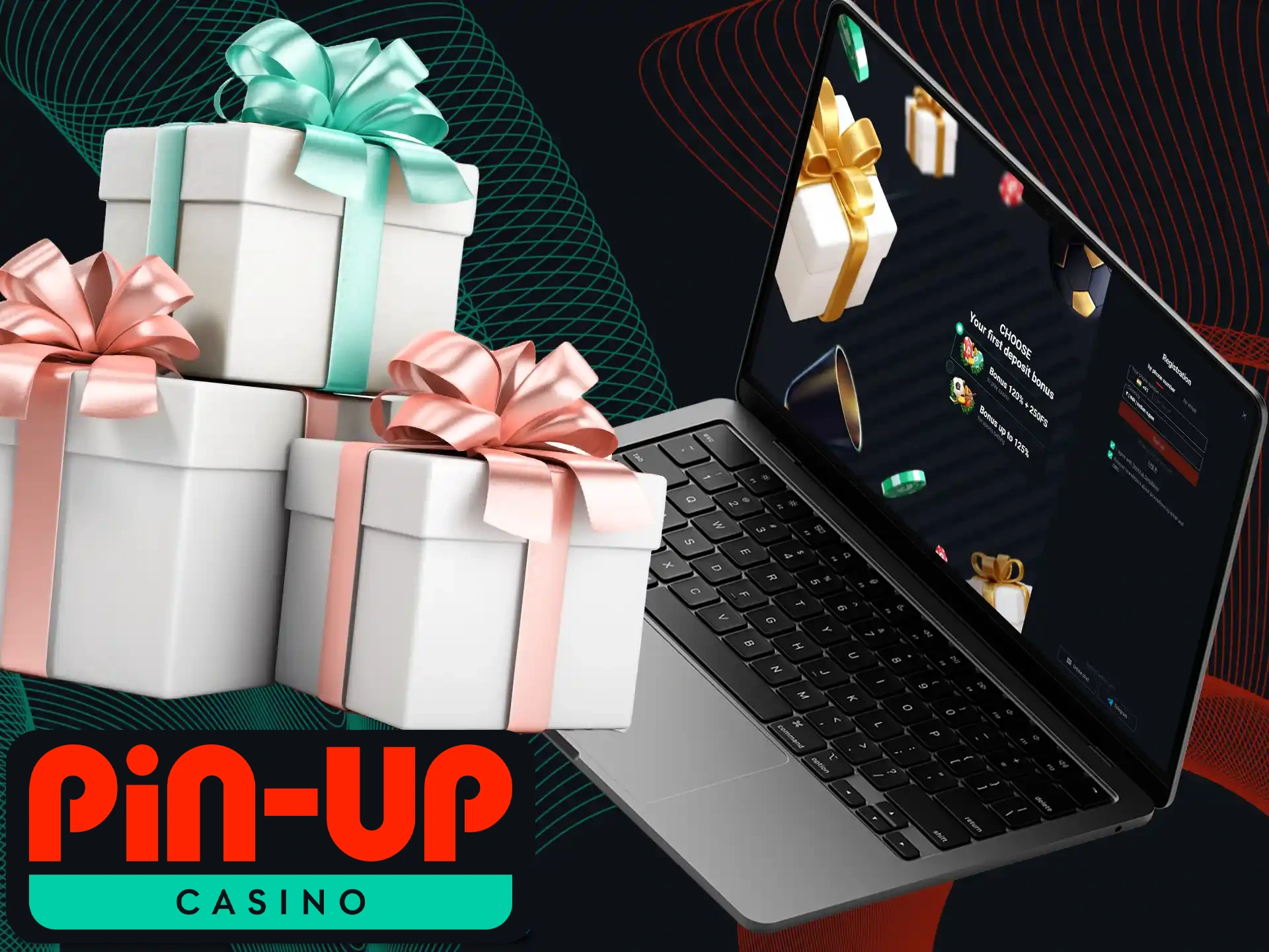 Pin-Up Casino gives you a welcome bonus after your first deposit.