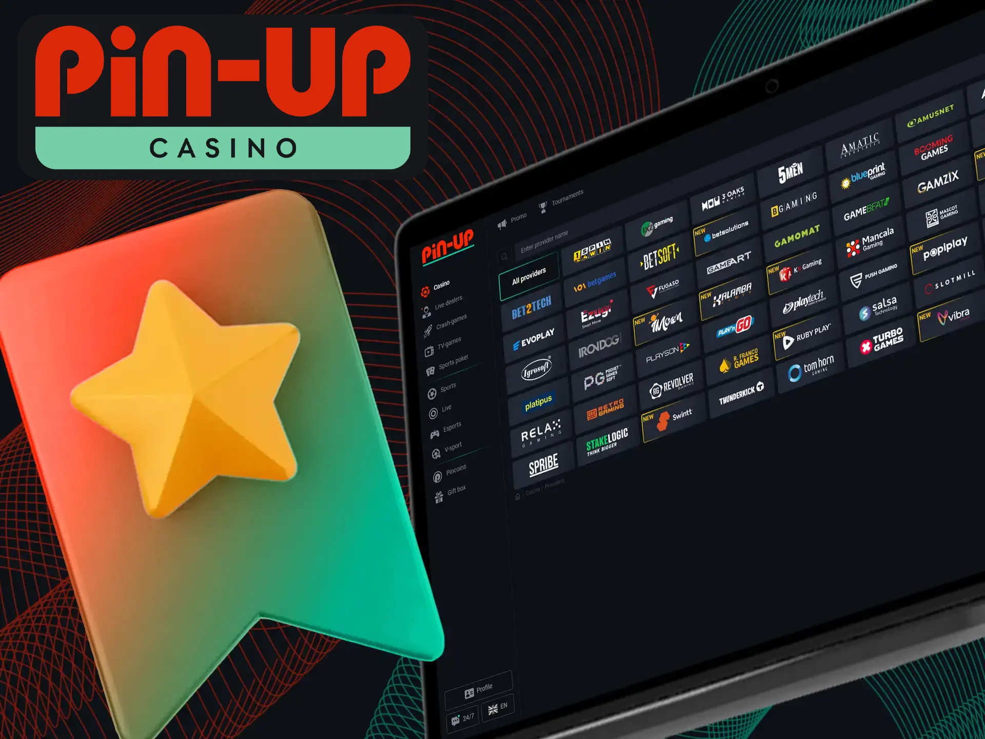 Pin-Up Casino offers a wide selection of slots from top providers in India.