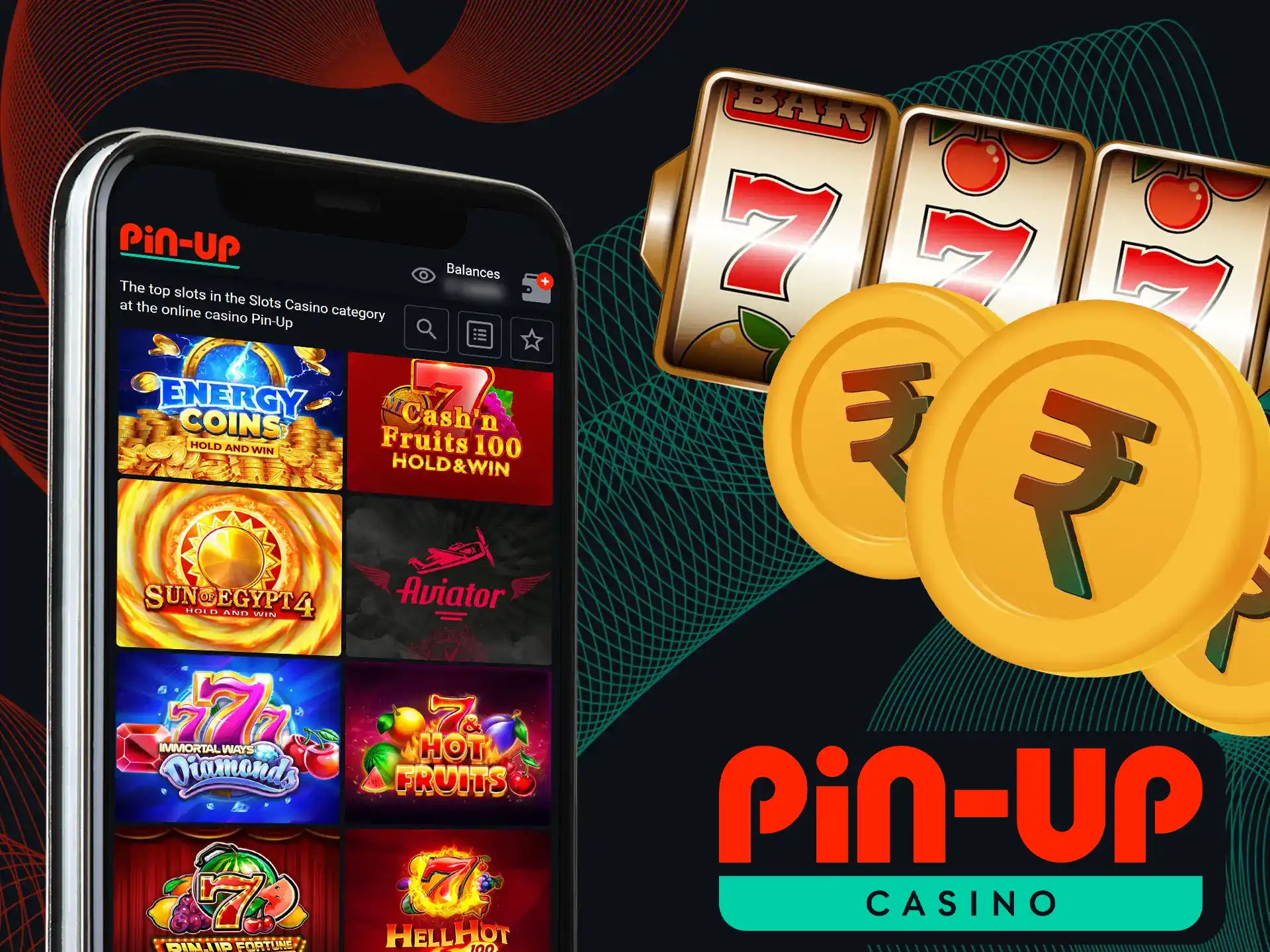Spin your favorite slots anytime, anywhere with the user-friendly Pin-Up Casino mobile app.